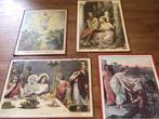 3 religieuze schoolplaten, Ophalen