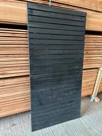 Douglas Rhombusscherm 90x180 zwart gespoten, Tuin en Terras, Schuttingen, Ophalen, 1 tot 2 meter, Minder dan 3 meter, Nieuw