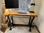 Iron-cast and wood antique desk, Huis en Inrichting, Bureaus, Ophalen, Zo goed als nieuw