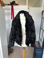 3 echte bontjassen + tasje, Kleding | Dames, Jassen | Winter, Ophalen of Verzenden, Zo goed als nieuw, Zwart