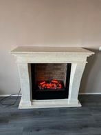 Exclusieve marmeren elektrische haard, Huis en Inrichting, Haarden, Ophalen, Zo goed als nieuw, Vrijstaande haard, Elektrische haard
