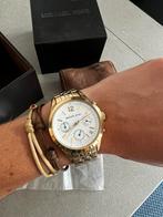 Michael Kors Dameshorloge Goud, Polshorloge, Zo goed als nieuw, Met strass, Ophalen