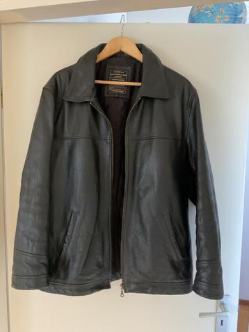 Stoere Zwarte Leren Jas - Maat L beschikbaar voor biedingen