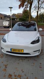 Tesla Model Y 2022 Performance Pearl White Trekhaak, Auto's, Tesla, Automaat, 460 pk, 1972 kg, Wit