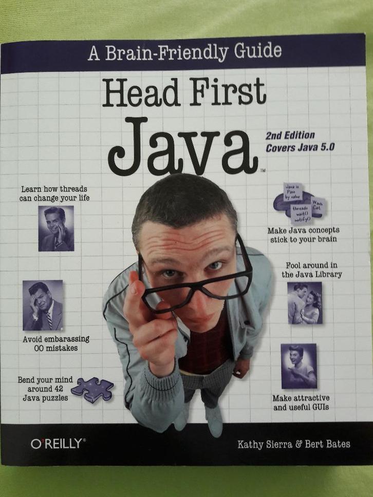 Head First Java , a brain friendly guide ISBN 9780596009205, Boeken, Informatica en Computer, Zo goed als nieuw, Programmeertaal of Theorie