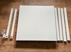 Witte tafel Melltorp IKEA 75x75x75cm, Huis en Inrichting, Tafels | Eettafels, Ophalen, Zo goed als nieuw