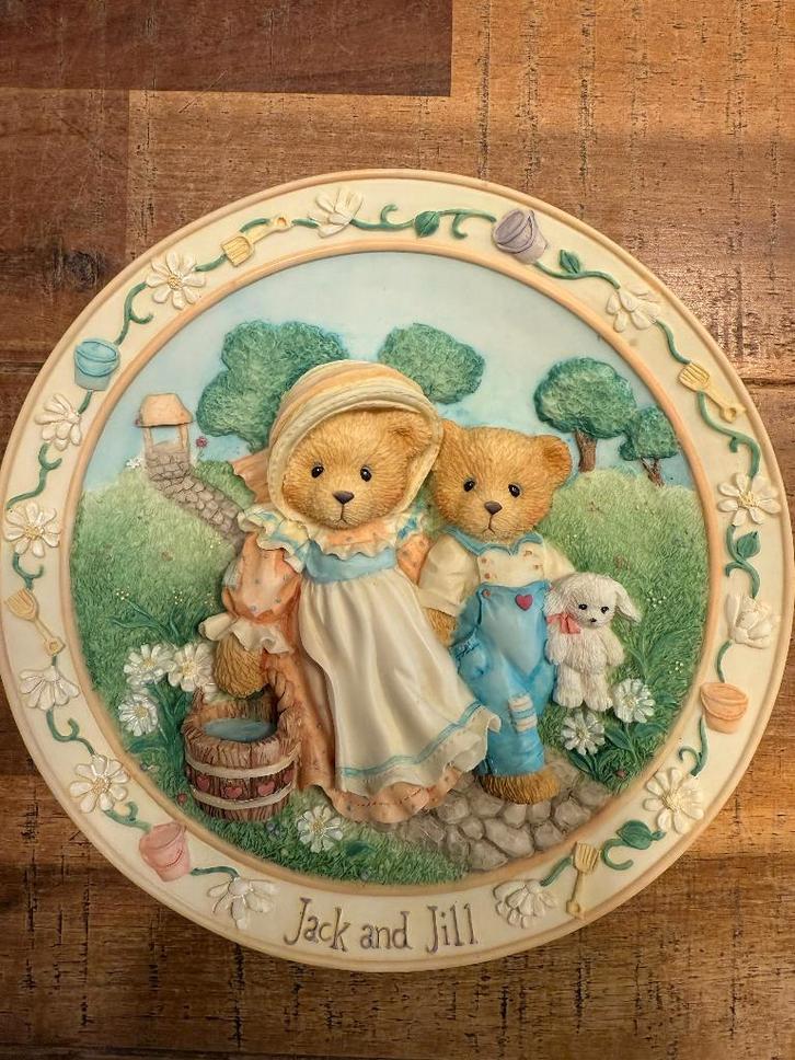 Cherished Teddies - Plate's Collection, Verzamelen, Beelden en Beeldjes, Zo goed als nieuw, Overige typen, Ophalen of Verzenden