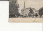 den Haag Prinsessewal met Paardentram en toeschouwers 1900, Ophalen of Verzenden, Voor 1920, Gelopen, Zuid-Holland