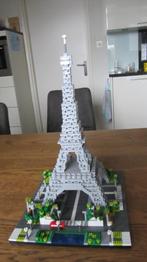 Eiffel Toren van 3369 mini bouwsteentjes, Hobby en Vrije tijd, Ophalen of Verzenden, Zo goed als nieuw, Groter dan 1:35, Diorama