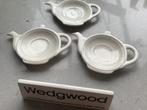3 uitlekschaaltjes voor het theezakje van WEDGWOOD EDME, Huis en Inrichting, Overige typen, Ophalen of Verzenden, Zo goed als nieuw