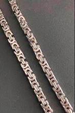 Koningsketting rvs (roestvrijstaal) 76cm, 8mm, Ophalen of Verzenden, Zo goed als nieuw, Zilver, Overige materialen