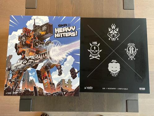 GKR: Heavy Hitters boardgame, Hobby en Vrije tijd, Gezelschapsspellen | Bordspellen, Zo goed als nieuw, Een of twee spelers, Drie of vier spelers