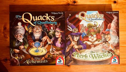 The Quacks of Quedlinburg - Alchemists & Herb Witches (Exp.), Hobby en Vrije tijd, Gezelschapsspellen | Bordspellen, Zo goed als nieuw