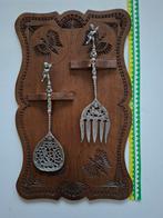 Antiek Wandbord met Lepel & Vork, Antiek en Kunst, Antiek | Koper en Brons, Ophalen