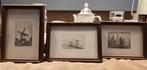 Drie kleine etsen Zoetermeer, Leidschendam, Stompwijk, Ophalen of Verzenden