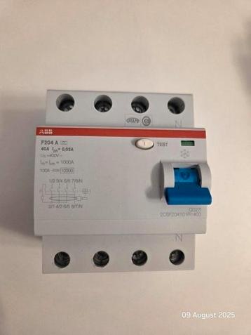 Groepenkast componenten beschikbaar voor biedingen