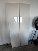 2 Melkwitte glasplaten voor IKEA besta dressoir, Ophalen, Zo goed als nieuw, 25 tot 50 cm, Minder dan 100 cm