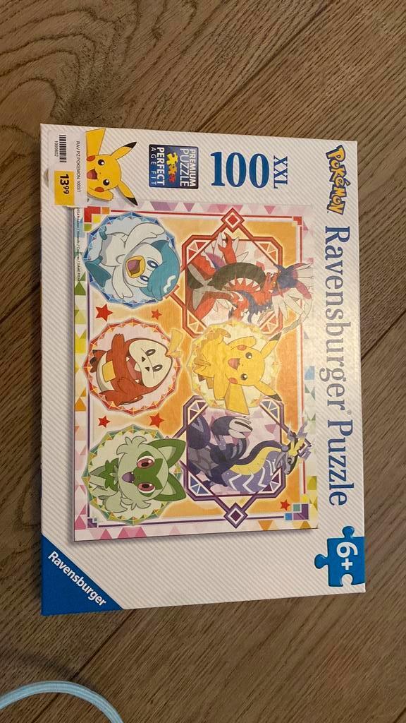 Tip voor Sint! Pokemon puzzel 100 stukjes, Kinderen en Baby's, Speelgoed | Kinderpuzzels, Zo goed als nieuw, 6 jaar of ouder, Meer dan 50 stukjes