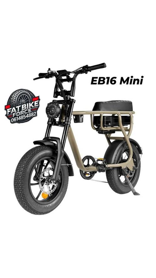 Nieuwe Fatbike Eb16 Mini/ V20 Mini/ C80 Mini E-bike ‼️, Fietsen en Brommers, Elektrische fietsen, Nieuw, Overige merken, 59 cm of meer
