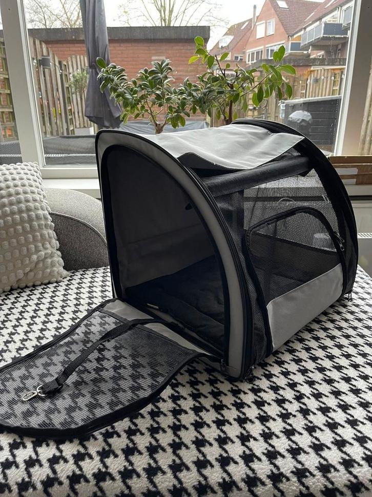 Flamingo reisbench, Dieren en Toebehoren, Transportboxen, Zo goed als nieuw, Ophalen