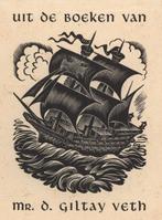 1760 Ex Libris Nederland : Thijs Mauve, 1941, Antiek en Kunst, Verzenden