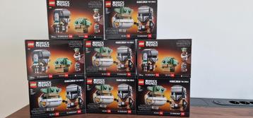 Lego Star Wars (8x) 75317 BrickHeadz Mandalorian *Nieuw* beschikbaar voor biedingen