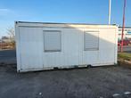 Kantoorunit Container 20ft (6x2,5m) met keukenblok, Ophalen of Verzenden