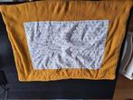 Boxkleed Mosterdgeel/Wit/Zwart - Zeer Goede Staat, Ophalen, Zo goed als nieuw, Geel, Vierkant