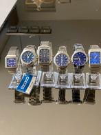 Herenhorloges - Staal - Blauwe Wijzerplaat, Overige merken, Gebruikt, Staal, Polshorloge