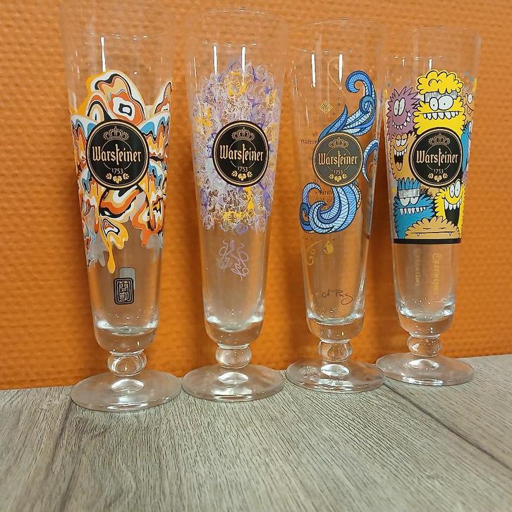 warsteiner, Verzamelen, Biermerken, Zo goed als nieuw, Glas of Glazen, Overige merken, Ophalen of Verzenden