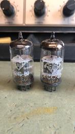 Telefunken buizen  2 x ECC81 met ruitje in prima staat lees, Ophalen, Buis of Buizen