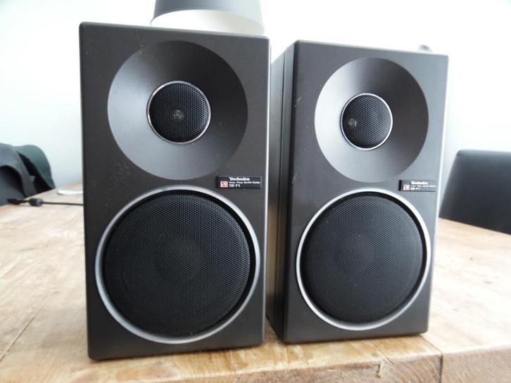 Technics Linear Phase monitor speakers type SB-F1, Audio, Tv en Foto, Luidsprekers, Gebruikt, Front, Rear of Stereo speakers, 60 tot 120 watt
