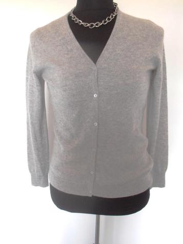 Galeria - prachtig lichtgrijs 100% cashmere vest - 40 (L) beschikbaar voor biedingen