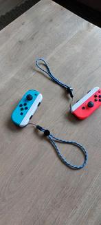 Nintendo Switch Joy-Cons polsbandjes - Rood & Blauw, Overige controllers, Ophalen of Verzenden, Zo goed als nieuw, Draadloos
