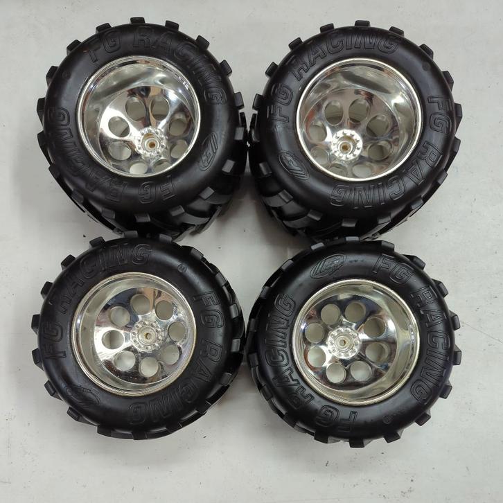 FG Monstertruck wielen (Monster Beetle, Hummer, FG 2wd-4wd), Hobby en Vrije tijd, Modelbouw | Radiografisch | Auto's, Gebruikt