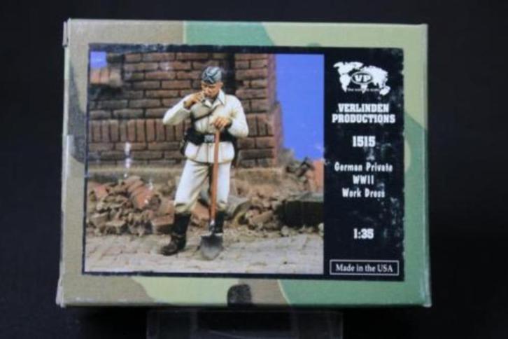 Verlinden German Private WWII work dress (1515) SHF, Hobby en Vrije tijd, Modelbouw | Figuren en Diorama's, Nieuw, Figuur of Figuren