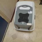 Savic Kattenbak Met Deksel GRS/WIT L 49 x Br 42 x H.48 Cm, Ophalen of Verzenden, Zelfreinigend, Gebruikt, Open