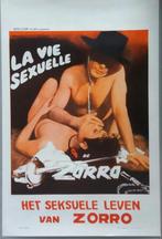 Het SEKSUELE LEVEN van ZORRO vintage 1972 poster seksparodie, Verzamelen, Posters, A1 t/m A3, Zo goed als nieuw, Verzenden