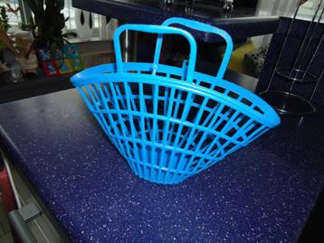 kindertasje plastic mandje vinted  kleur blauw beschikbaar voor biedingen