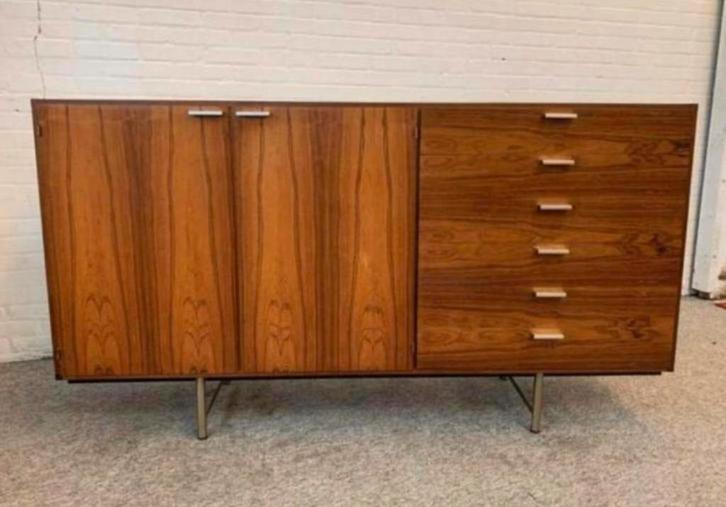 Dressoir Fristho jaren 60 teakhouten dressoirs lowboards., Huis en Inrichting, Kasten | Dressoirs, Ophalen