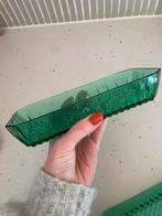2 glazen bakjes groen, Antiek en Kunst, Antiek | Glas en Kristal, Ophalen of Verzenden
