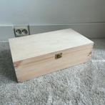 Houten wijnkist - 50 te koop. Prijs per stuk, Ophalen, Nieuw, Minder dan 5 flessen, Minder dan 50 cm