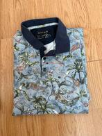 Marvelis Polo Blauw met Print - Maat L, Ophalen of Verzenden, Zo goed als nieuw, Blauw, Halswijdte 39/40 (M)