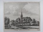 159 / hoog Blokland - Gravure uit 1792 door J. Bulthuis, Antiek en Kunst, Ophalen of Verzenden