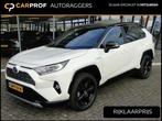 Toyota RAV4 2.5 Hybrid AWD Bi-Tone | Adaptief | JBL | Leer/S, Auto's, Toyota, Gebruikt, Wit, Origineel Nederlands, Bedrijf