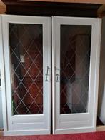 Authenthieke ensuite schuifdeuren, Gebruikt, Schuifpui, Hout, Ophalen