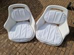 Witte bootstoelen, Ophalen of Verzenden, Gebruikt