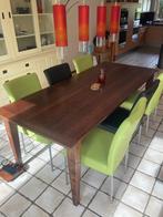 Eetkamertafel massief Kersenhout ZEER MOOI……, Huis en Inrichting, Tafels | Eettafels, Ophalen, 200 cm of meer, 50 tot 100 cm, Zo goed als nieuw