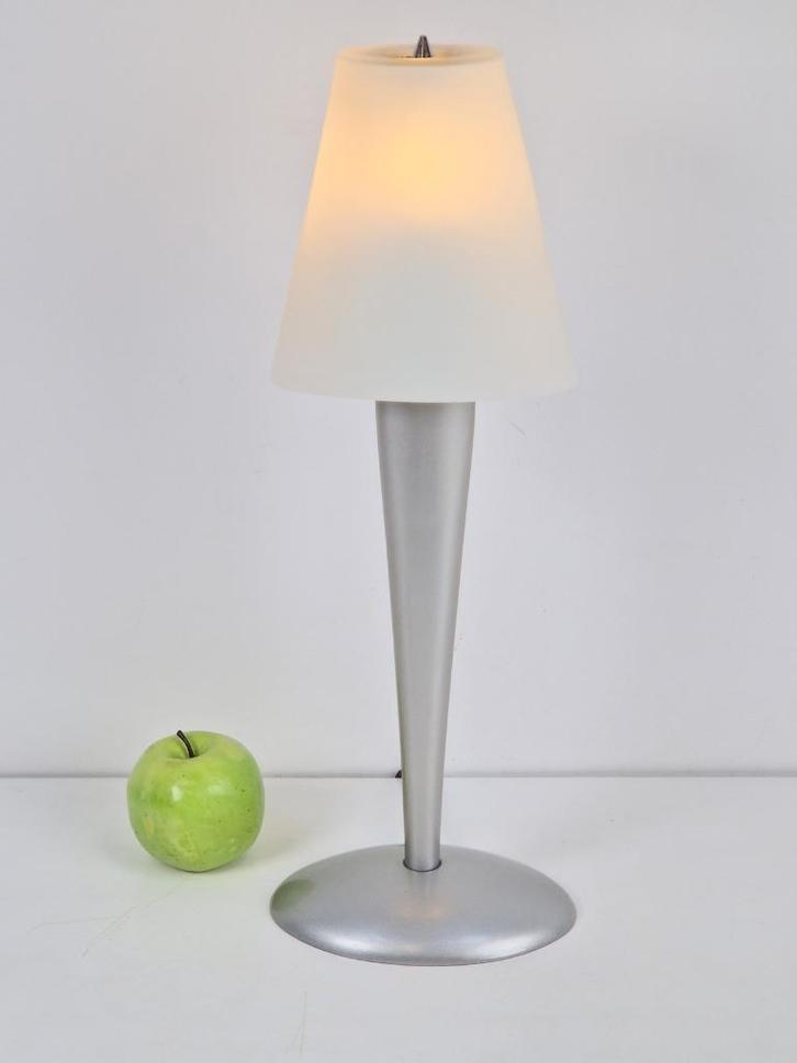 Vintage Ikea lamp mushroom B9417melk glas kap ‘90 tafellamp, Huis en Inrichting, Lampen | Tafellampen, Zo goed als nieuw, Minder dan 50 cm