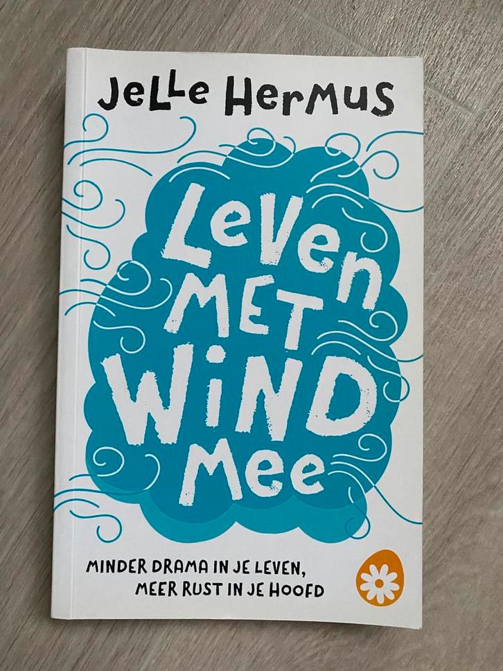 Jelle Hermus - Leven met wind mee, Boeken, Psychologie, Zo goed als nieuw, Overige onderwerpen, Ophalen of Verzenden